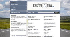 Desktop Screenshot of krizovatka.eu