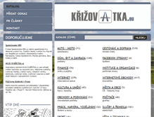 Tablet Screenshot of krizovatka.eu